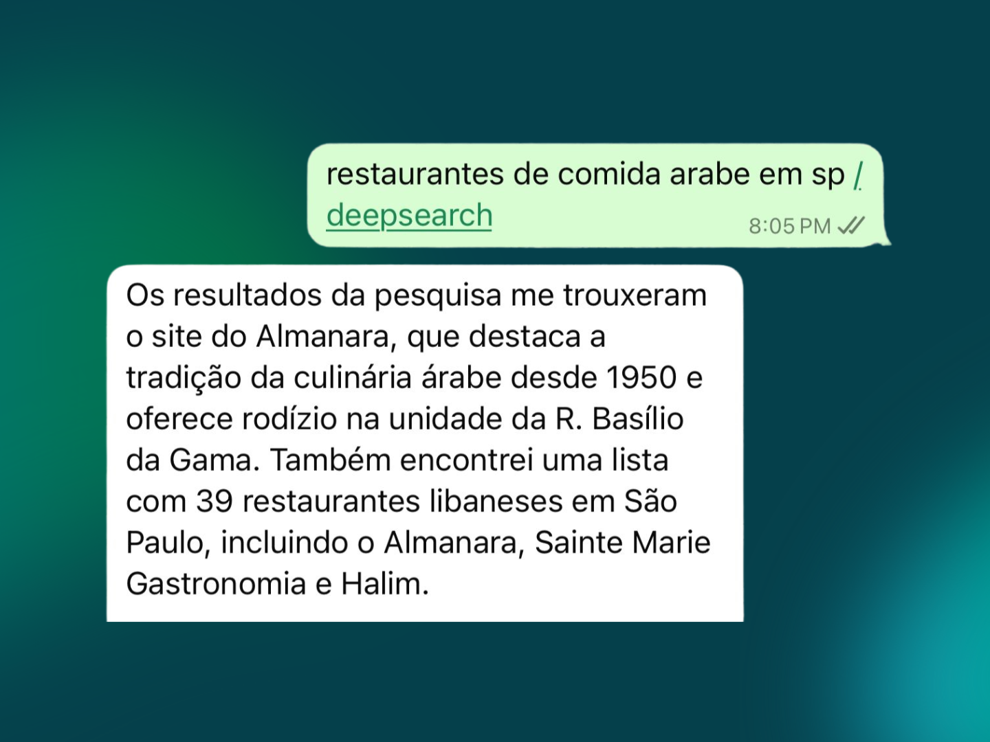 Pesquise profundamente