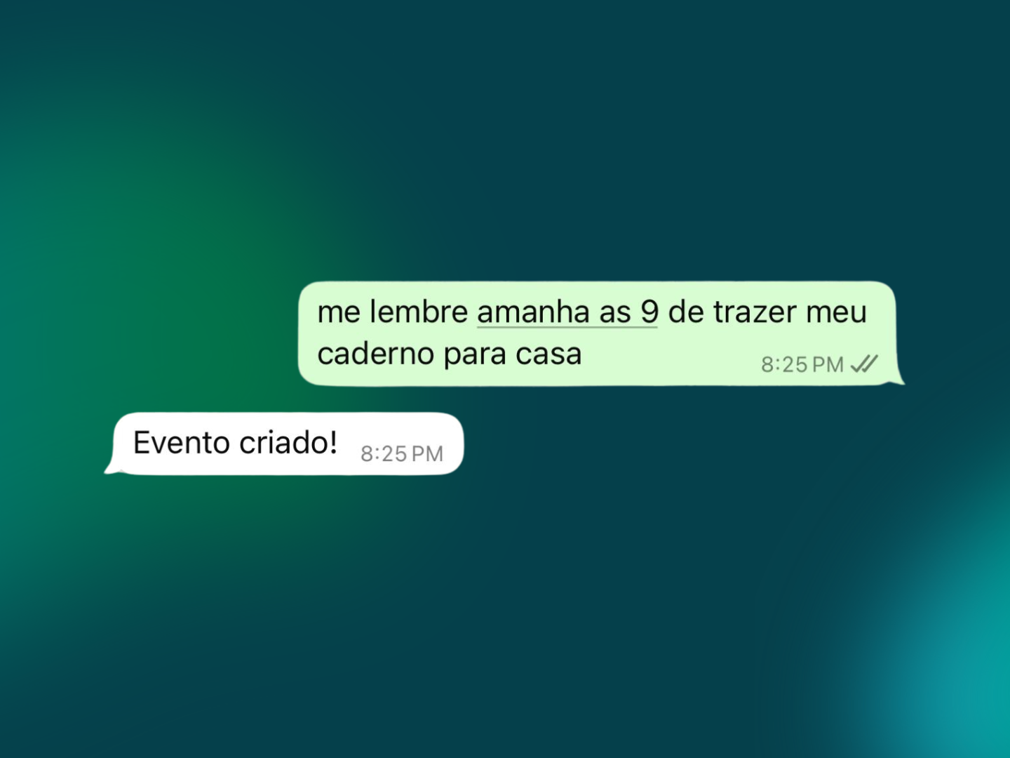 Crie eventos
